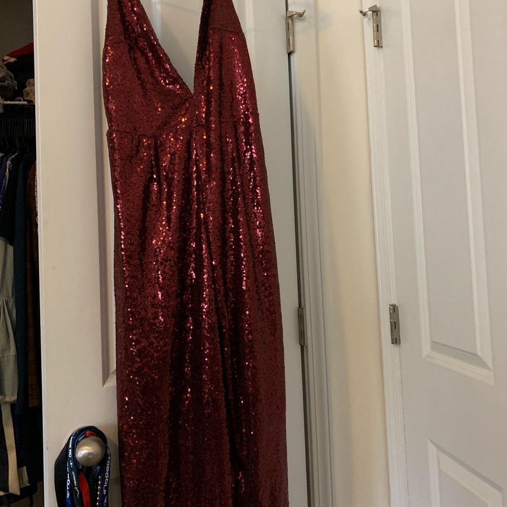 Sparkly Wine Jumpsuit